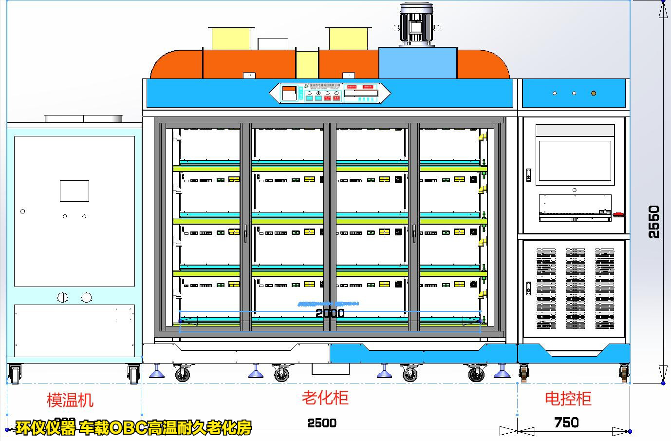 車載OBC高溫耐久老化房的系統(tǒng)設(shè)計(jì)(圖2)